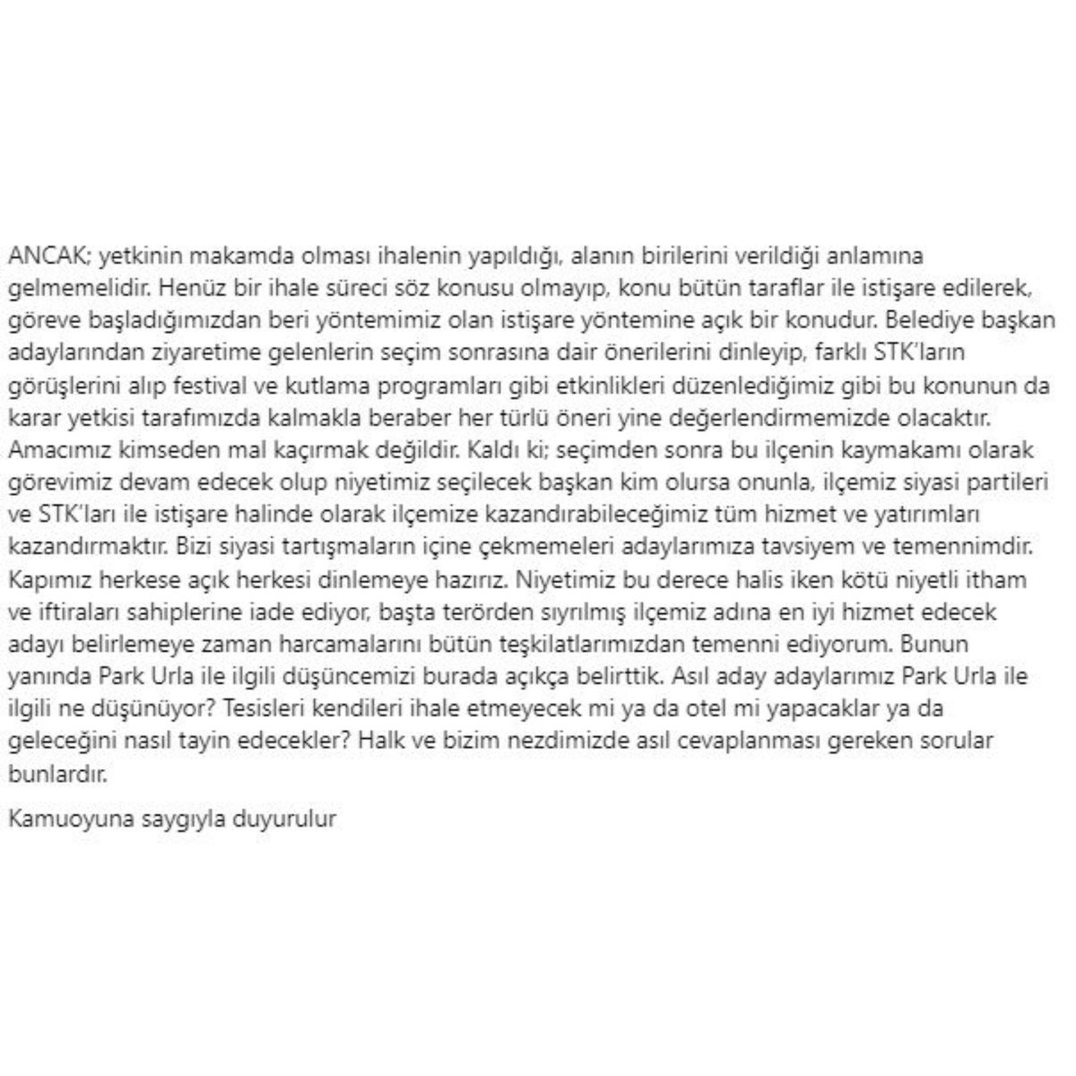 Urla Belediyesi (@urlabelediyesi) on Twitter photo 