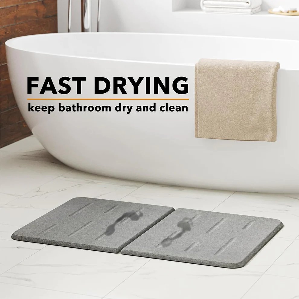 spaceaidhome's tweet photo. #SpaceAid Instant Dry Diatomaceous Earth Stone Bath Mat, Gray
#stonebathmat #bathmat #spaceaidofficial
SHOP NOW: https://t.co/pDSs0jbX2m https://t.co/rNGlfSYp6Y