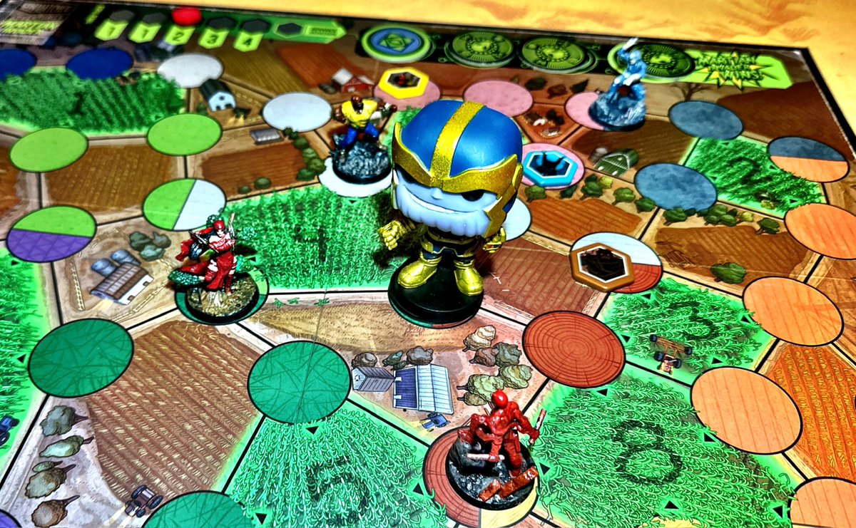 evilmastergamer's tweet photo. During this holiday season, the game u played the most is Unmatched by @RestorationGame, both the coop and 1v1 versions. We played it so often that we actually started using mini’s from other games to make it look cooler. 
#boardgames #tabletopgames #unmatched #paintedminiatures https://t.co/atE6WxHSVJ