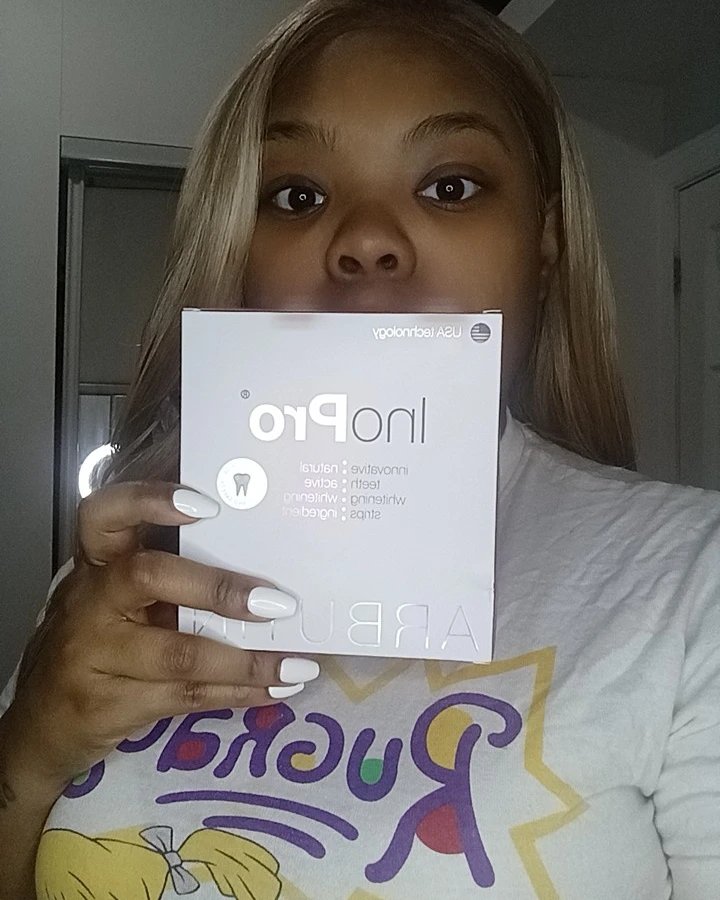 AhleeiahUGC's tweet photo. Starting the year off with a whiter smile with inopro I'll be taking this treatment for the next 7 days to see a brand new smile 😃 

#whitersmile #teethwhitening #honestPR #pr #productreview #amazonmusthaves #amazonaffiliate #ugccreator #ugcjourney #contentcreator https://t.co/8tx2rRVk2g