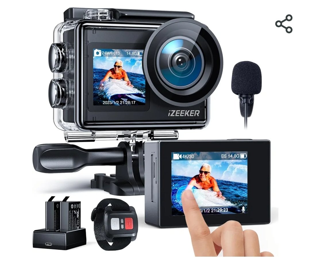 49,99 Statt 119,99€🔥
💥 Bِlitzangebot

🔥 iZEEKER Action Cam 4K 24MP, Unterwasserkamera 40M

➡️ amzn.to/48zfZMb