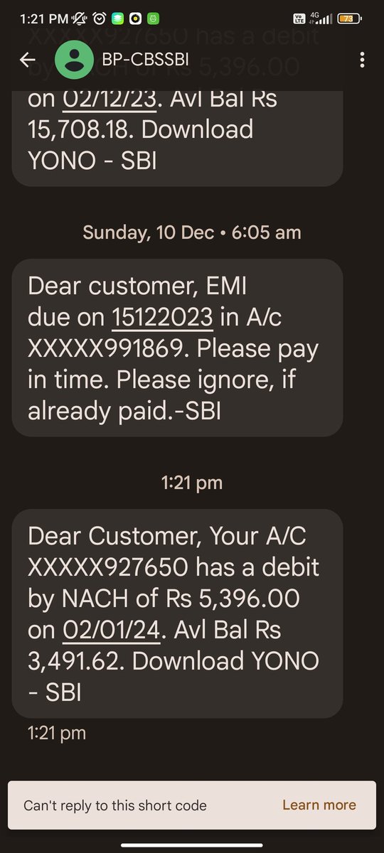 aazam890's tweet photo. @CASHeApp i have already paid my all dues but auto payment debit jan installment please refund my emi https://t.co/YBMwTh1yJJ