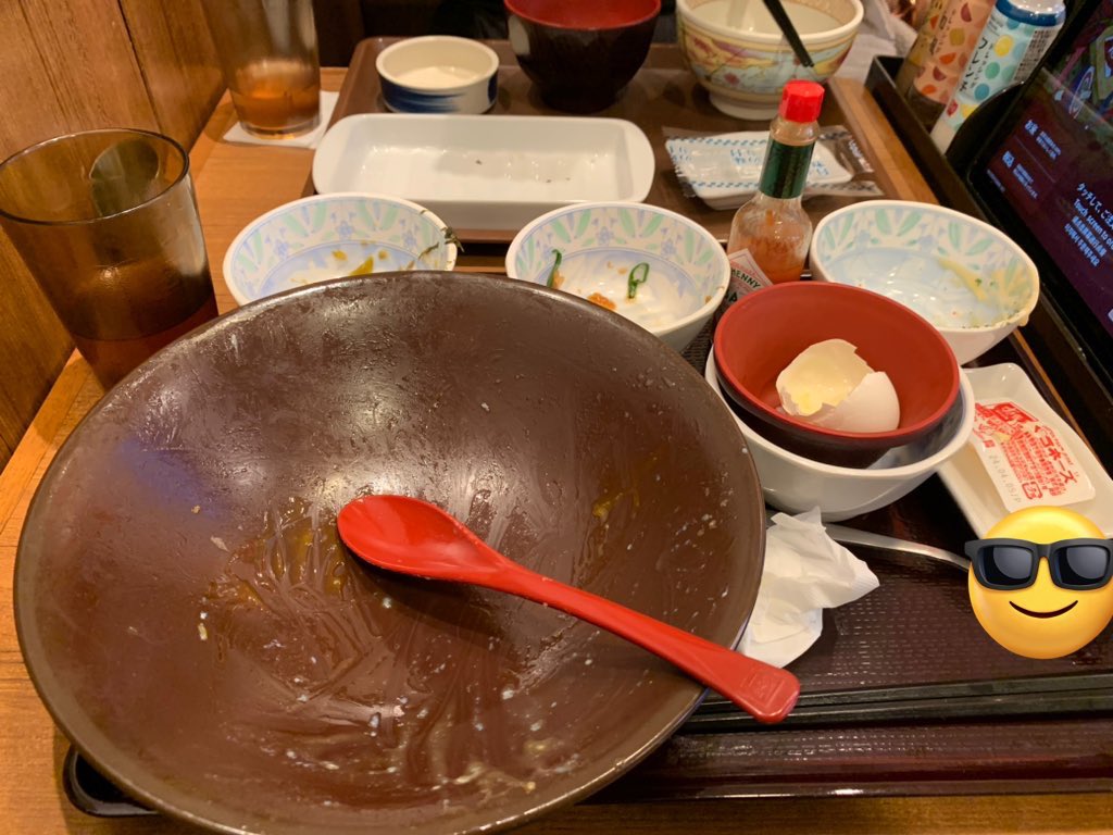 すき家のキング牛丼倒しました、暫く牛丼食いたくないです