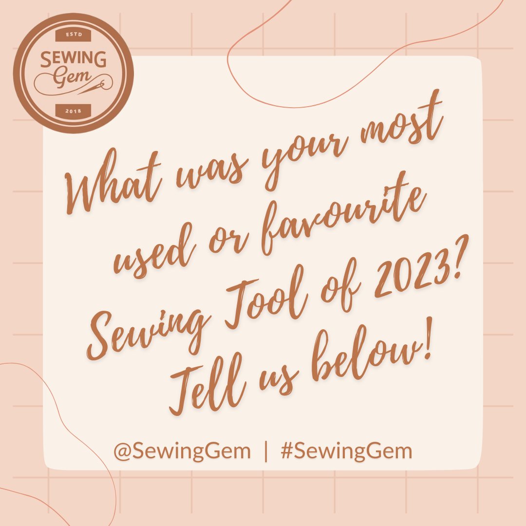 SewingGem's tweet image. We&apos;d love to hear!
What&apos;s your most reached for or favourite sewing tool in 2023?

Comment below!

#sewinggem #sewing #sewingtools #quilting #isewmyownclothes #memade #imakemyclothes #isew #handmade #makersgonnamake #seamstress #slowfashion #sewist #australiasews #brisbanesews