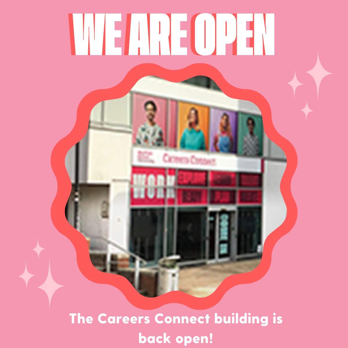 SHUCareers's tweet photo. We are back open from 9 - 5 today!

✨ Check out our opening hours for this week only! ✨ 

Tuesday - 9-5
Wednesday 11-5
Thursday 9-5 
Friday 9-1 https://t.co/aWqwtwnBjb
