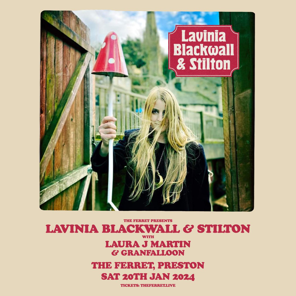 New show for 2024 - 20th January at the Ferret in Preston with Lavinia Blackwall and Laura J Martin.

#altfolk #preston #lancs #january #whatson #2024 #laviniablackwall #granfalloon