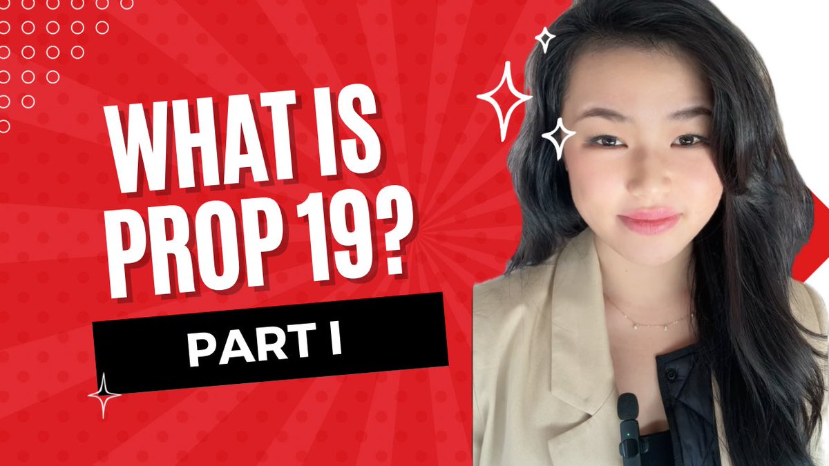 Anita4Congress's tweet photo. What is prop 19? How many parts are in it? Why does it need a fix? #Prop19Explained #CaliforniaTaxLaw #InheritanceTax #PropertyTaxDebate #RepealDeathTaxAct #ProtectingLegacy #USCongress2024 #VoteForChange #FairTaxation #CaliforniaInitiatives #anitaforcongress https://t.co/6XuJAhPMMV