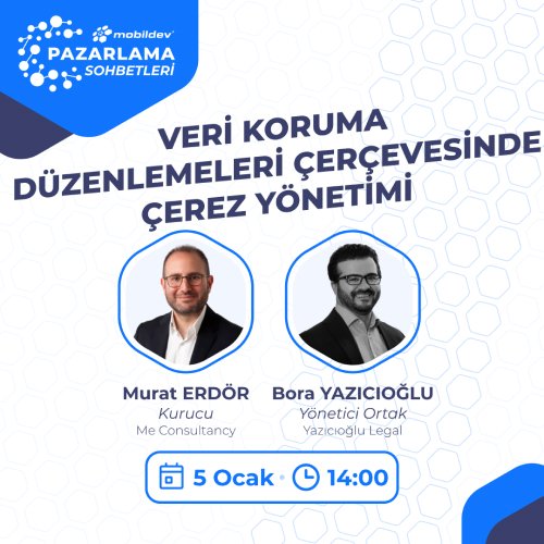Senenin ilk etkinliğinde sevgili Bora Yazıcıoğlu ile Veri Koruma Düzenlemeleri Çerçevesinde Çerez Yönetimi hakkında sohbet edeceğiz. Mobildev'in katkılarıyla düzenlediğimiz bu etkinliğe kayıt olmak için lütfen tıklayınız. faydalisohbetler.com/event/veri-kor…