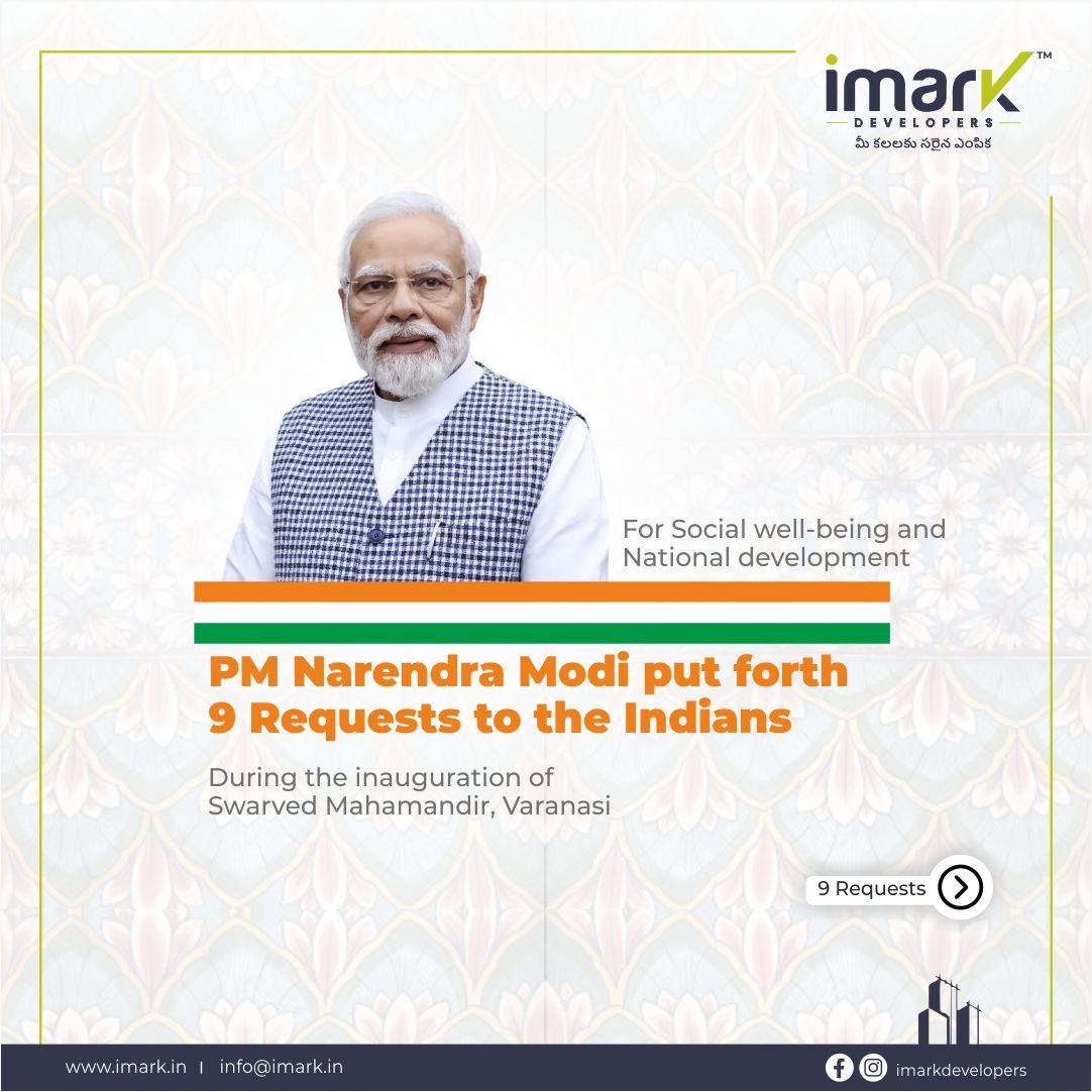 iMarkDevelopers's tweet image. Let&apos;s make a difference for a Better India with PM Modi&apos;s 9 requests.

#modivision2024 #NewyearResolution #swachhsankalp #letsmakeadifference #iMarkdevelopers #realestatehyderabad #sadashivpet