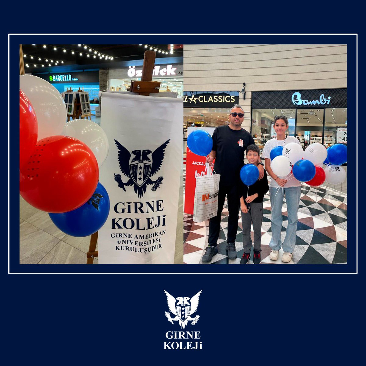 GirneEdremit's tweet photo. Novada Avm’de çocuklara özel yeni yıl coşkusu!
Girne Koleji Edremit Kampüsü karakalem kulübü öğrencileri resim sergisi ve yeni yıl için Novada Avm’de çocuklara balon dağıttı. 🎈 🎈 🎈
#GirneKoleji #dünyanınkapılarısanaaçık #dünyanınkapılarısanataaçık #resimsergisi #edre https://t.co/BNlDqNhYCB