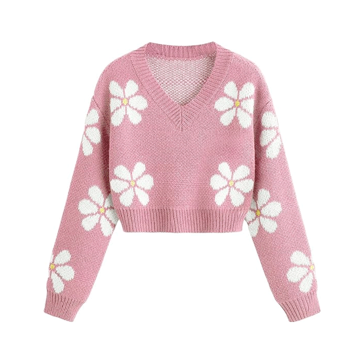 offerdell's tweet photo. Girls Floral Print Sweater: V-Neck Knitted Charm
Check it: https://t.co/7HEzgxsAFL
#explorepage #kesfetteyiz #shopping  #explore #amazing  #instagood #instadaily #styleoftheday #styleblogger #trendyol #styleinspiration #fashion #indirim  #fyp #trendyolwoman #tshirts #sweatshirt https://t.co/YEOk157s9g