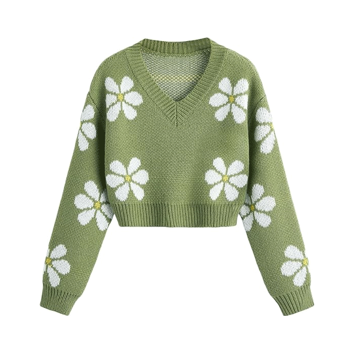 offerdell's tweet photo. Girls Floral Print Sweater: V-Neck Knitted Charm
Check it: https://t.co/7HEzgxsAFL
#explorepage #kesfetteyiz #shopping  #explore #amazing  #instagood #instadaily #styleoftheday #styleblogger #trendyol #styleinspiration #fashion #indirim  #fyp #trendyolwoman #tshirts #sweatshirt https://t.co/YEOk157s9g