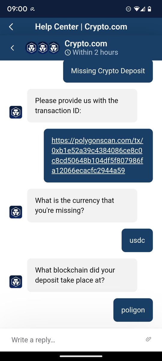 RuedigerRohm's tweet photo. @cryptocom why nobody answer my questions? I send 1000 usdc.e via poligon to my Account on your App. Nobody answer from customer Service since 20 Days!!!! The Money you send to an other wallet from https://t.co/vB0Uq193Ma where already are 66.000 usdc.e.... Can somebody explane? https://t.co/fZBJZhWSLr