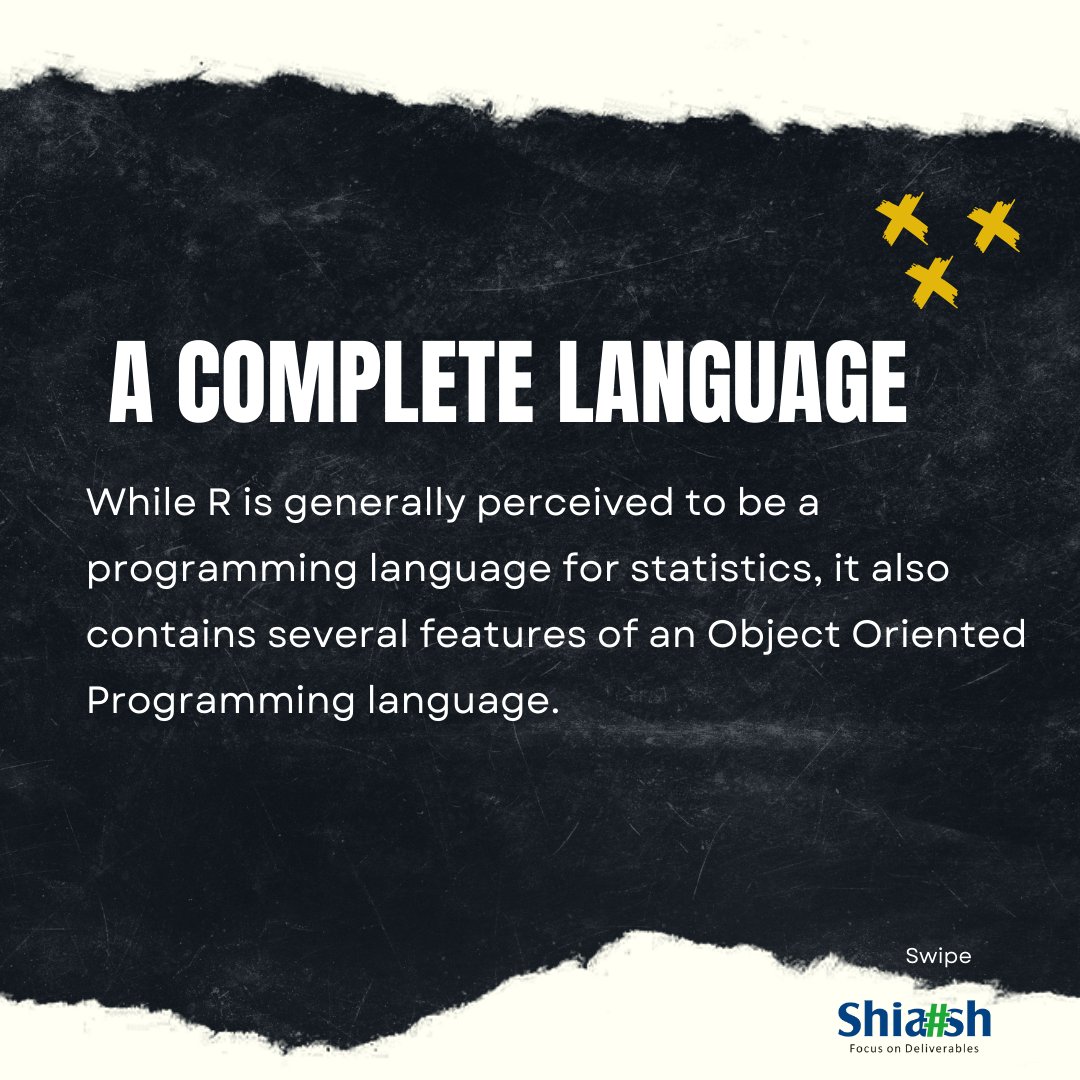 ShiashInfo's tweet image. HERE'S THE LIST OF FEATURES OF R-PROGRAMMING
Open-source
A complete language
Analytical support
Supports extensions
Facilitates interaction with databases
Extensive community support
Simple and easy to understand
#rprogramming #r #rprogrammer #DataAnalysis #analyticalsupport