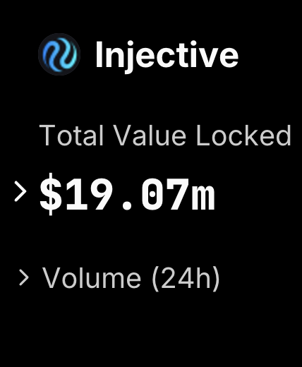 duonine's tweet photo. Guess which one will rug you:

🔸  Injective - $19 mil TVL, $3.2 bil mcap
🔸  Kujira - $110 mil TVL, $0.5 bil mcap

One is a trap, the other is not. Know what you buy. https://t.co/gvwVjNkxAO