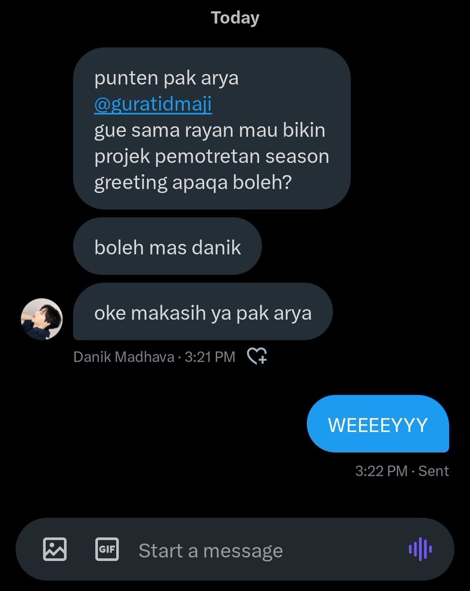 DIA NANYA SENDIRI JAWAB SENDIRI