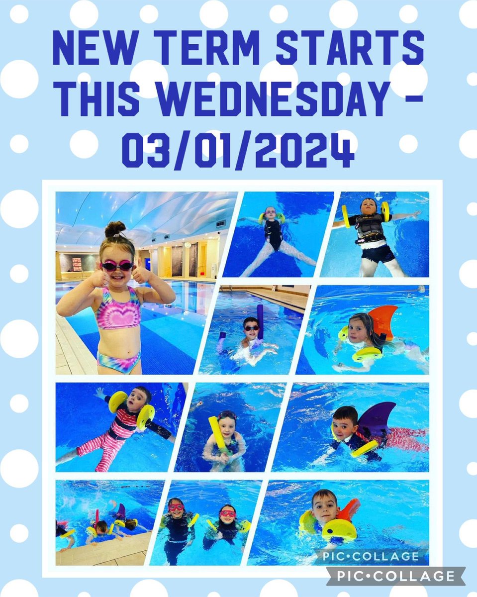 We’re Back 😁 2024 

6 week course starts tomorrow.

Bookings all need to completed via our website - swimchamps.co.uk

Can’t wait to see you all back in the water after a lovely Christmas break

🐬🐠🐬🐠🐬🐠🐬🐠🐬🐠🐬🐠🐬🐠🐬🐠🐬🐠