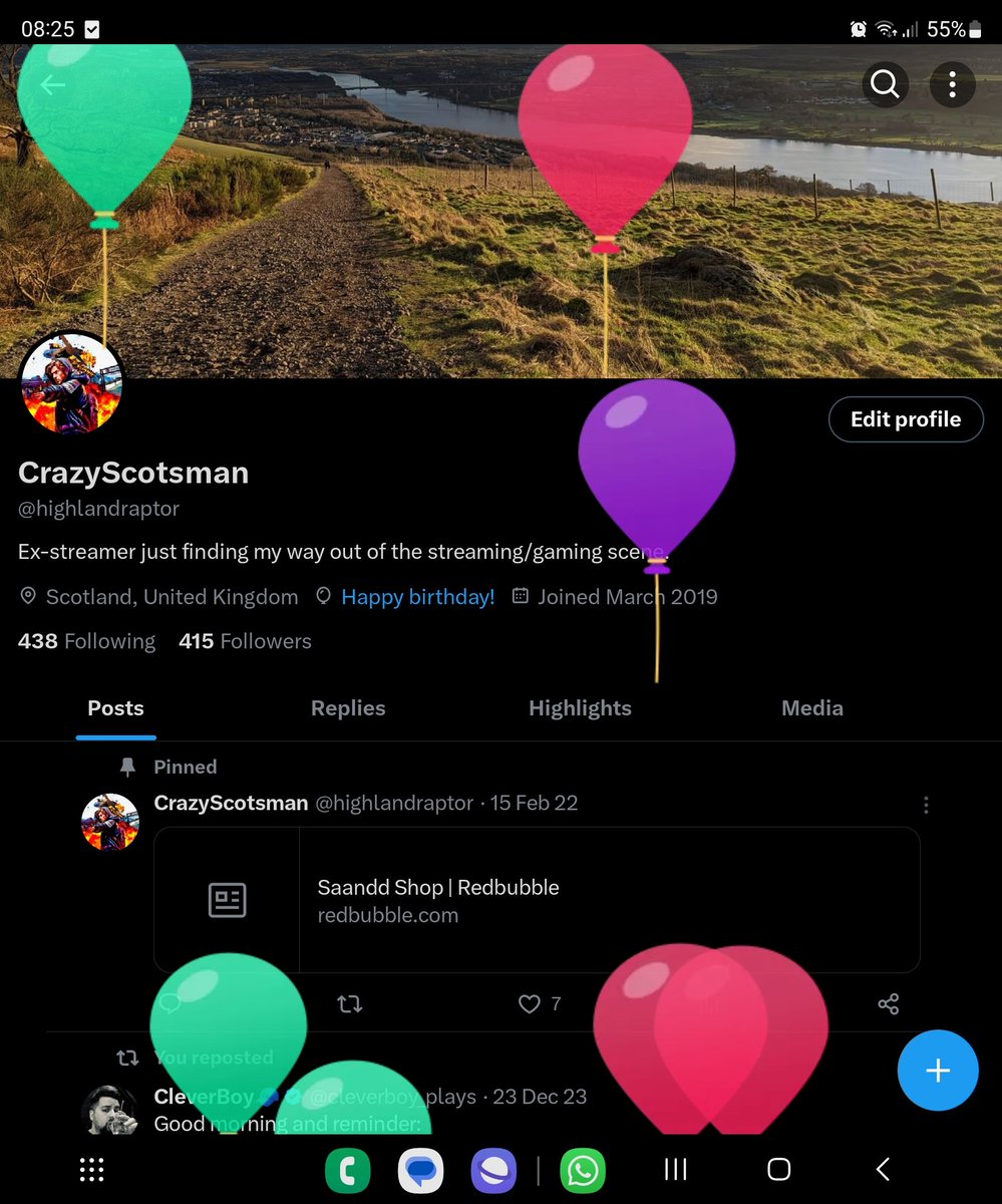 It's balloon day for meeeee