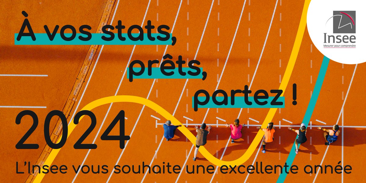 #BonneAnnée2024 | L’Insee vous présente ses meilleurs vœux pour cette année olympique !