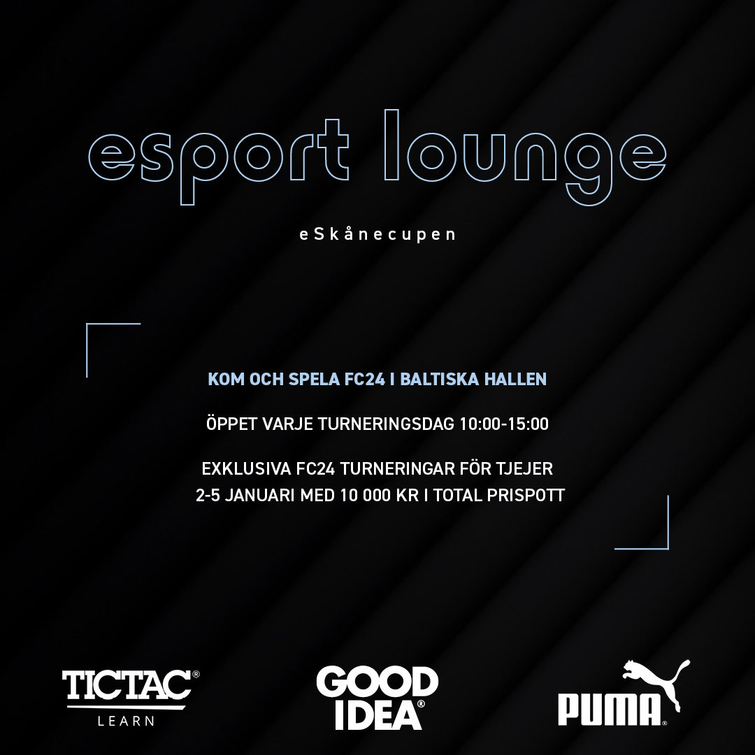 👋 Kom förbi oss på Skånecupen!

Idag klockan 13:00 startar vår turnering för tjejer med hela 2500 kronor i prispotten per dag. Anmälan öppnar i Baltiska hallen klockan 12:00 men antalet platser är begränsat, så först till kvarn!