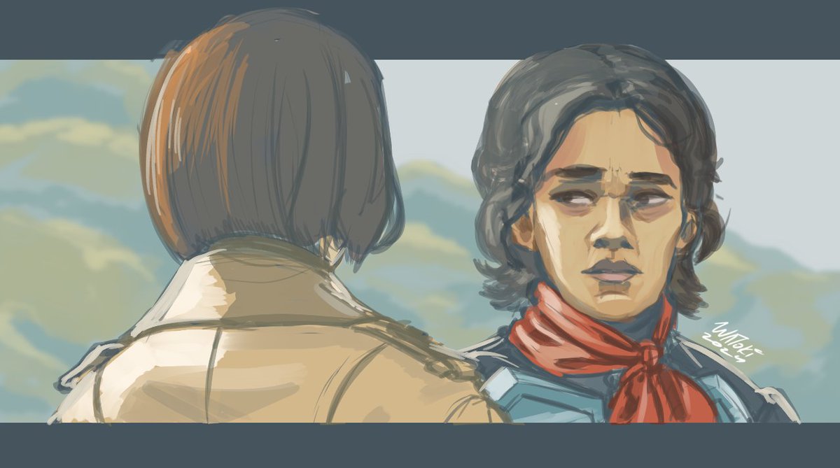 watokiarts's tweet photo. In practice mode again. I gotta do more movie still paintings, they're pretty damn fun. https://t.co/BqZDfK1ZSE