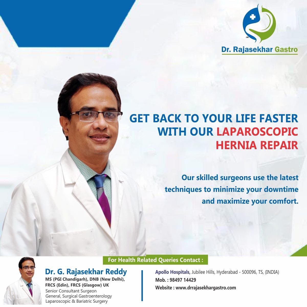 Best hernia repair surgery treatment in Hyderabad 

#hernia #herniatreatment #herinasurgery #herniarepiar #rajasekharreddy #rectalcancer
#colonoscopy #hyderabad #chemotheraphy #gastropost #gallbladderproblems #weightlossgoals #cholecystectomy #gallstones #piles #hyderabadi #india