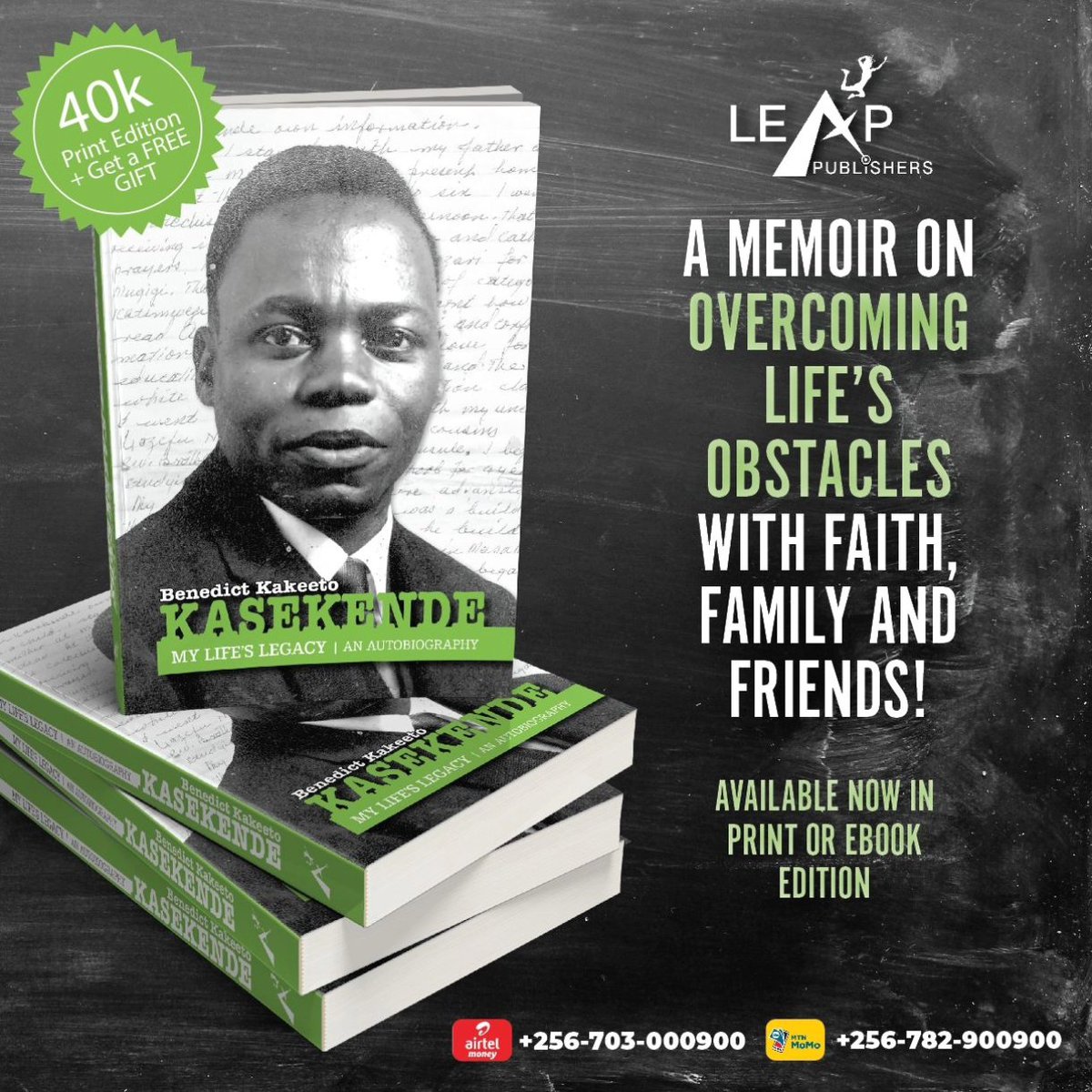 ***A Benedict Kakeeto KASEKENDE Memoir*** 'Be someone who history praises because you have stood the test of time and come out on top..' BK Launch Uploading. Watch this Space....💥💥💃🙌 #transforminglives #buildinglegacies