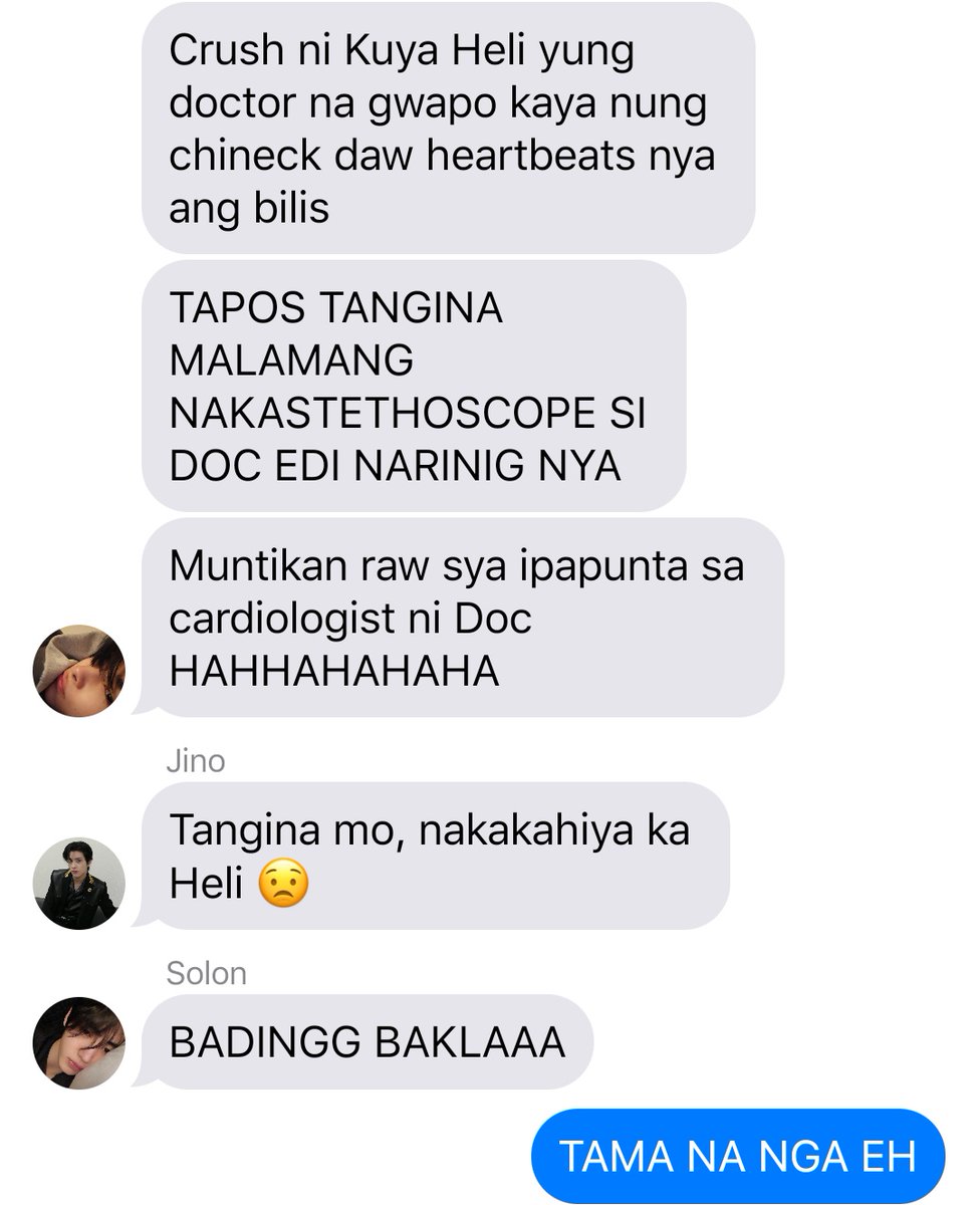 reveri_enha's tweet photo. fast heartbeats.

a #heejay few tweets filo au wherein heli (lhs) had his heartbeats checked by doctor jaan (pjs), and the doctor heard his fast heartbeats. https://t.co/uqXW6FBpmS