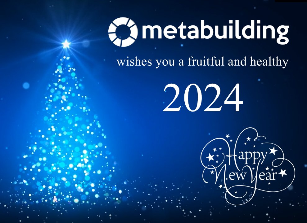 🎁#MetabuildingLabs wishes you a New Year full of successful projects❗ #METABUILDING @LaboI2M @UrbanCanopee @EU_Commission @ROOM2030_ @blivinglab @ArcelorMittalES @ekodengeas @PlataformaPtec @IdonialTech @TeknikerOficial @vipasa_ES @upvehu @onyxsolar @minsaitbyindra @UniRCMedi