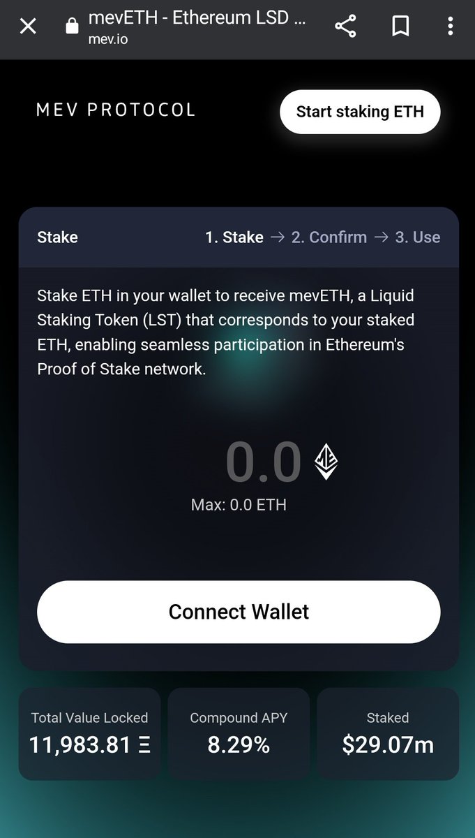 I see some interesting faces backing <a href="/mevdotio/">MEV Protocol</a> 🌚

$meveth is a <a href="/foldfinance/">Manifold Finance</a> product that is able to boost $ETH LSD providers' apy further through #MEV.

The meveth-utility token is coming soon and a large part of the supply will be dropped to $FOLD holders. 🌚