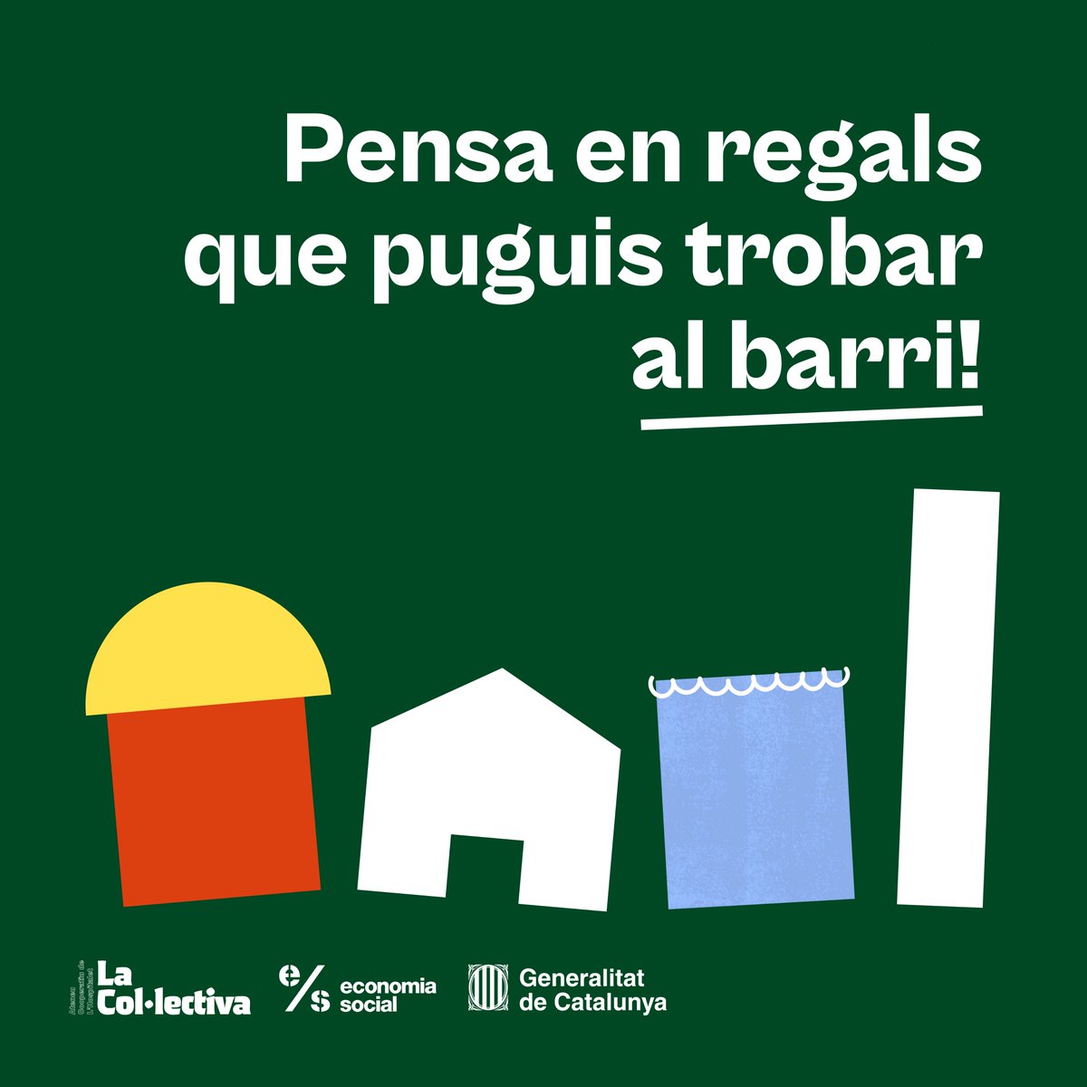 Comprar al teu #barri té molts avantatges:
📈Suport a l'economia local
👥Creació d'ocupació
🤝Connexions personals
🌍Impacte ambiental reduït
🛒Varietat
🌈Foment de la diversitat de comerços
🚀Resposta ràpida a les necessitats de la comunitat
Siguem part de l'impuls local! #ESS