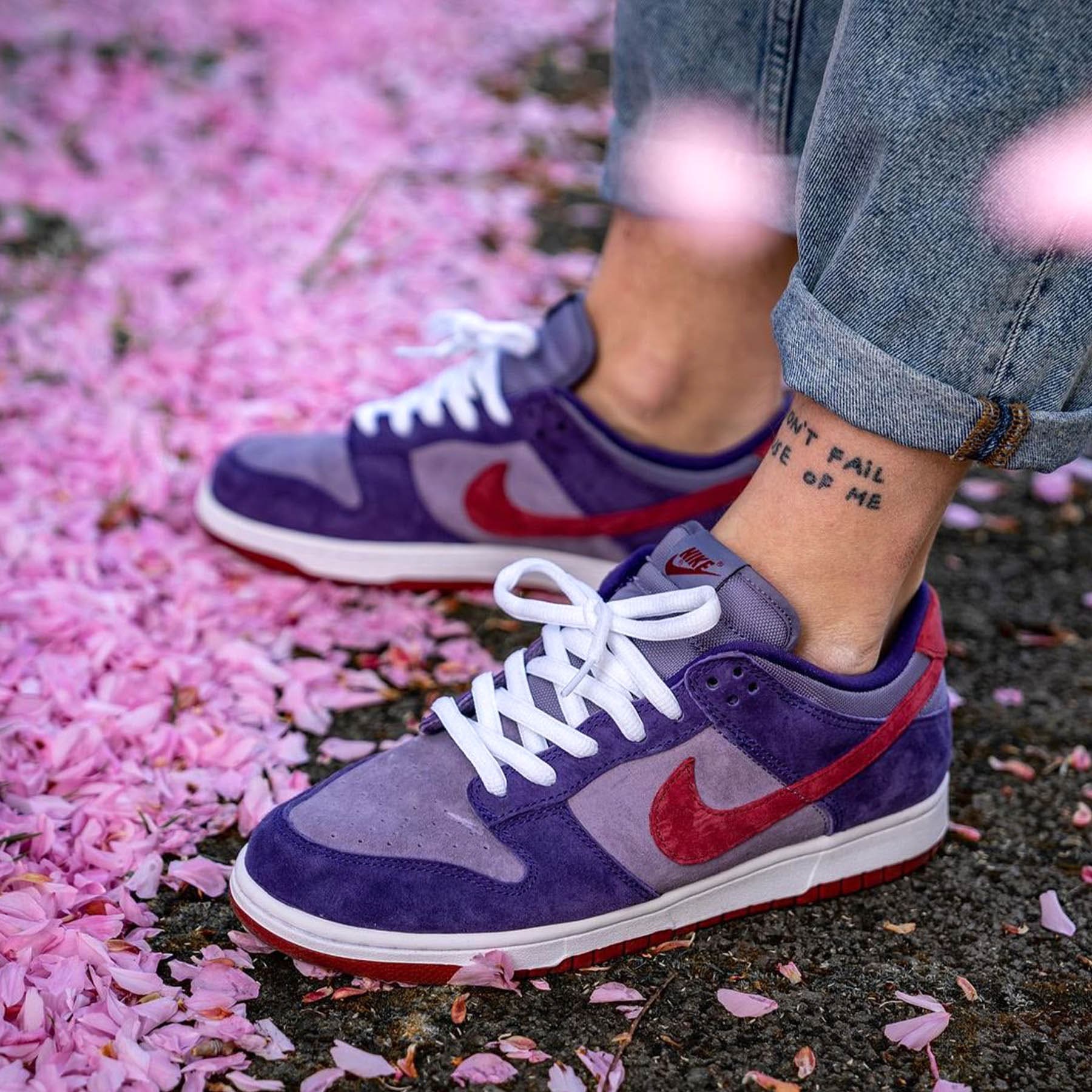Nike dunk 2025 low plume