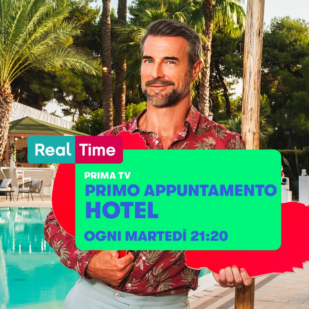 Nuovo anno, nuovi amori. ❤️ Questa volta il nostro Re di cuori ci porta però in vacanza 🏩 #PrimoAppuntamento #Hotel ogni martedì alle 21:20 su #RealTime #canale31 #PrimoAppuntamentoHotel