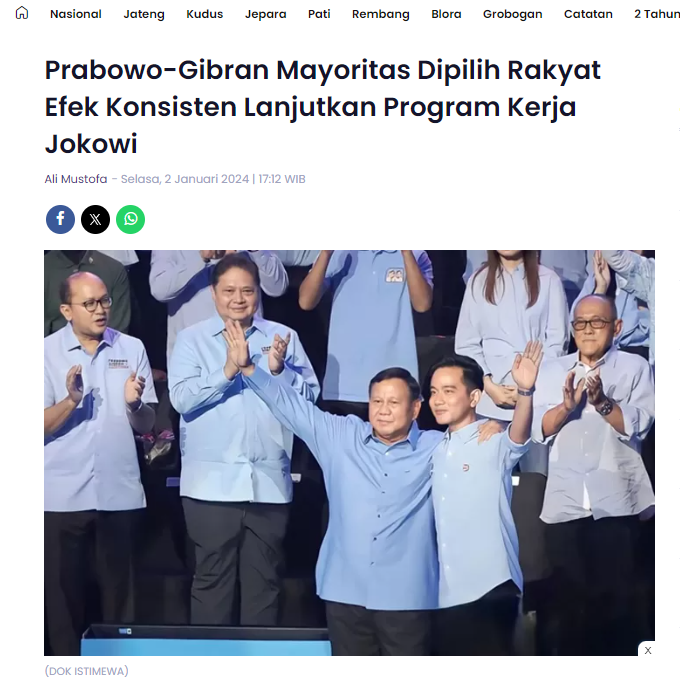 anisabayan1's tweet photo. Ini artinya bahwa perubahan itu gak laku dan masyarakat mengapresiasi hasil kinerja jokowi.

Kok bisa?

Ya karena kalian keracunan konten2 kalian sendiri yg seakan2 jokowi itu 1000% jelek semua. Kalian bikin sendiri, eh kalian percaya sendiri.

Awokwokwok https://t.co/XoM58hP9wM