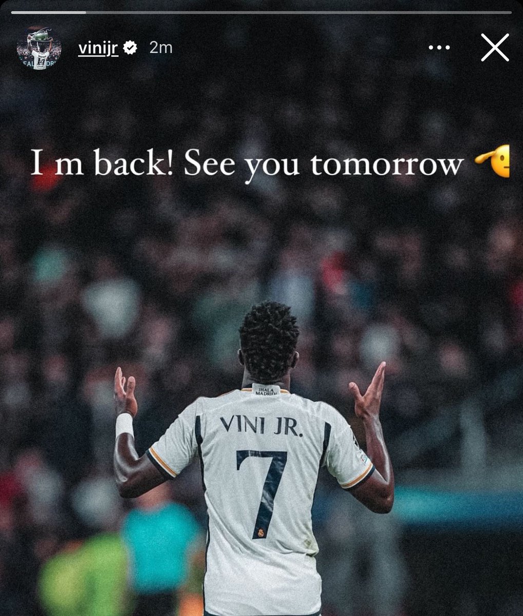 MadridXtra's tweet photo. He’s back! 🔥 https://t.co/sLRrHLg2IT