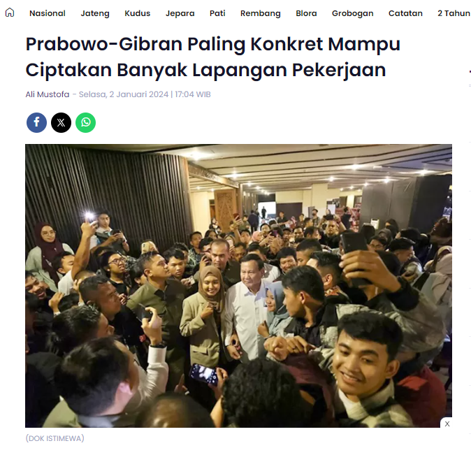 anisabayan1's tweet photo. Dari satu program makanan bergizi dan susu gratis saja sudah ciptain ratusan ribu tenaga kerja, belum nanti pembangunan RS, FE, Bio energy, dll.

Logis, terarah dan terukur serta sudah ada roadmapnya tinggal jalani dan awasi. Sedangkan sebelah sampai skrg gak tau programnya apa. https://t.co/pfVtdDIZZD