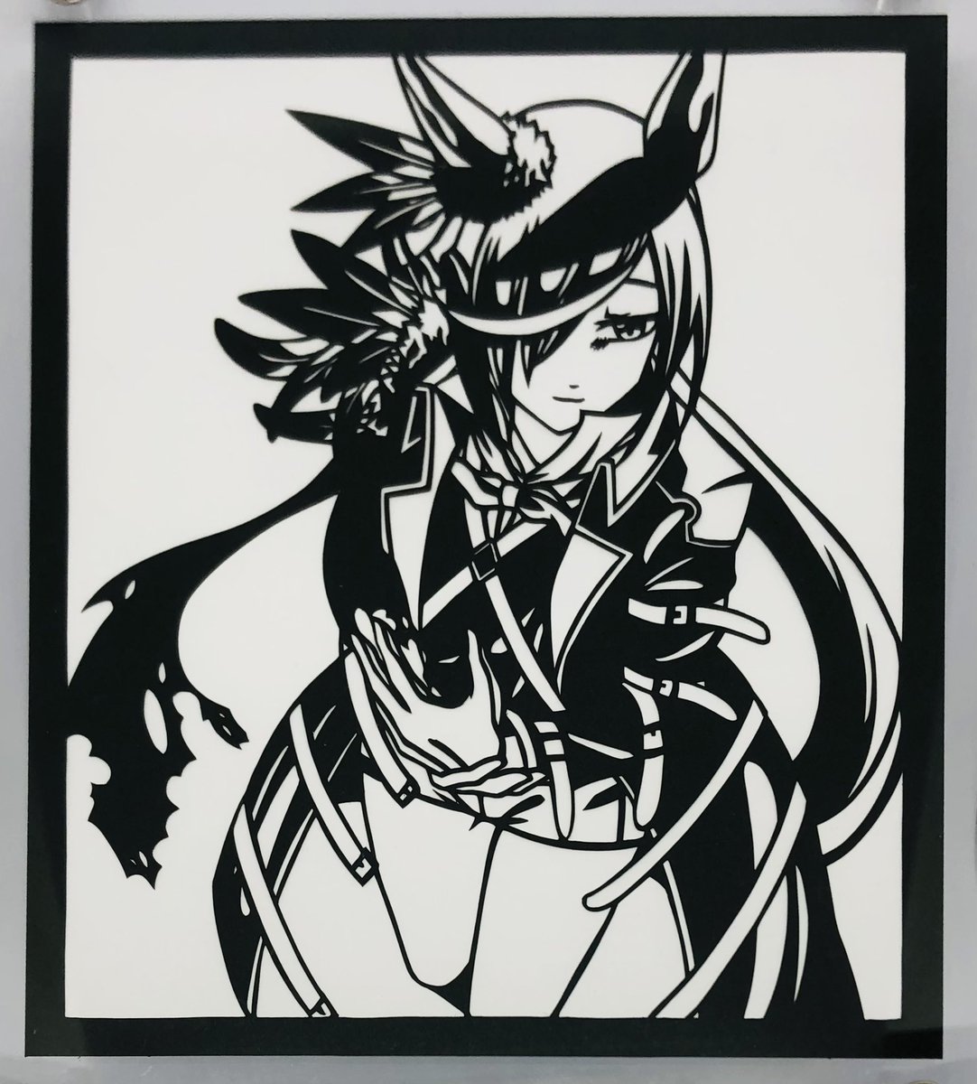 #ウマ娘
#キセラクライシス
#切り絵 