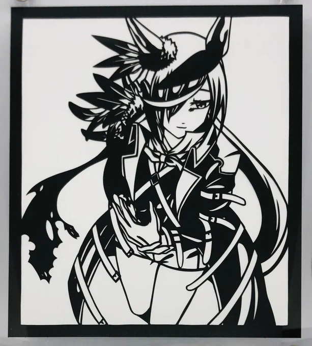 #ウマ娘
#キセラクライシス
#切り絵 
