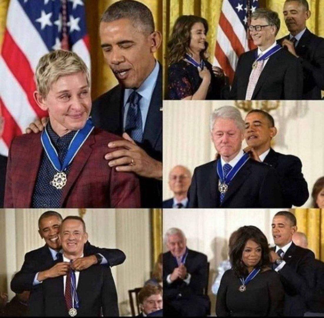 Obama and his freaks all got medals! True heroes always get the shaft!