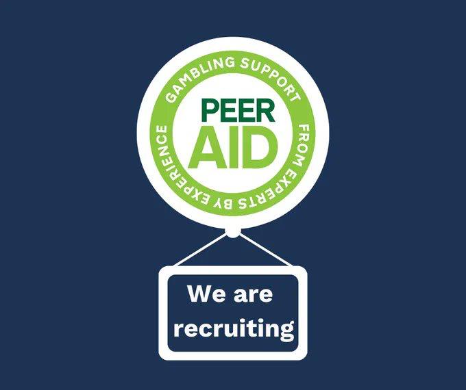 AidPeer's tweet photo. Do you have direct or indirect lived experience of gambling harms and want to do something amazing this new year? Please consider using that experience to help others and receiving free city & guilds training. to find out more email recruitment@peeraid.org https://t.co/gWLVV2mc37