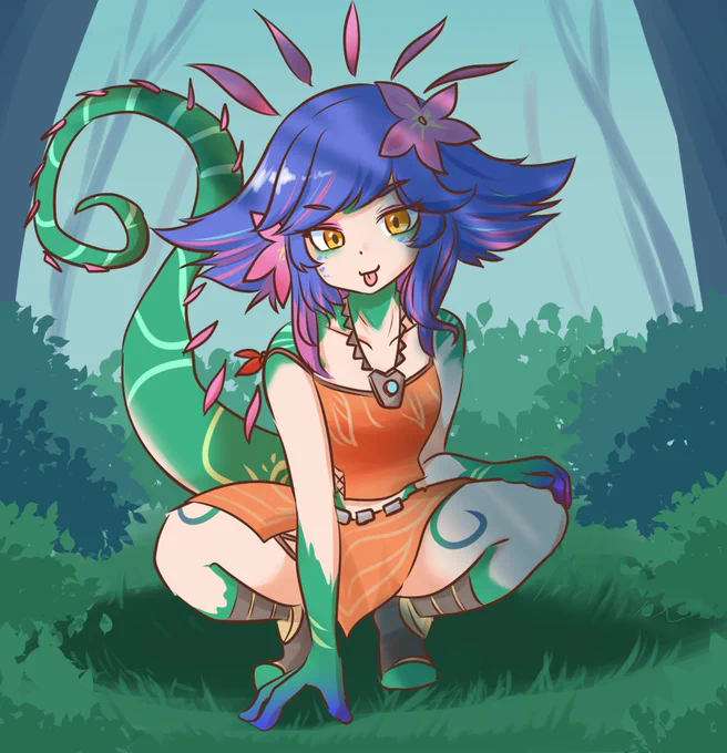 Skebご依頼で描きました ニーコ 