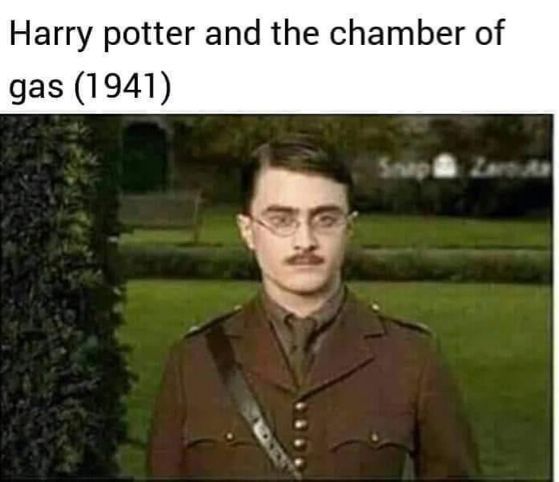 findmymem_es's tweet image. Harry potter and the chamber of gas (1941)
#findmymemes #harrypotter #politicallyincorrect