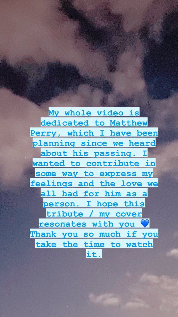 iliavocals's tweet photo. 💙 I posted a new cover if you haven’t seen already, to end 2023. If you want to watch the full video and give it some support, the link is here- https://t.co/A9YJBS9zjs 

#taylorswift #taylorswiftcover #matthewperry #musician #youtube #singer #vocals #singersongwriter #Midnights https://t.co/CeiNyQheRm