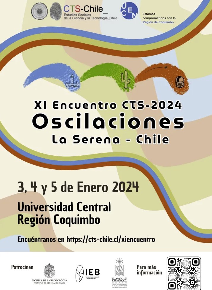 El jueves presento mi tesis de magíster sobre resistencia antimicrobiana e incertidumbre en este maravilloso encuentro. Si alguien anda por La Serena, feliz de vernos
#sts #amr