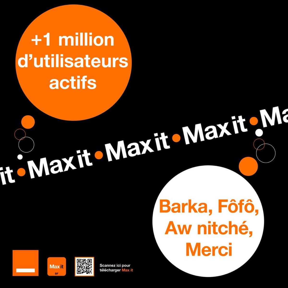 1 mois, 1 million d’utilisateurs actifs sur Maxit! 
Un grand merci à tous ceux qui ont rejoint cette belle aventure depuis fin novembre dernier. 
Si vous n’avez pas encore franchi le cap, rejoignez-nous sur Maxit, où nous sommes impatients de vous accueillir et vous servir dans