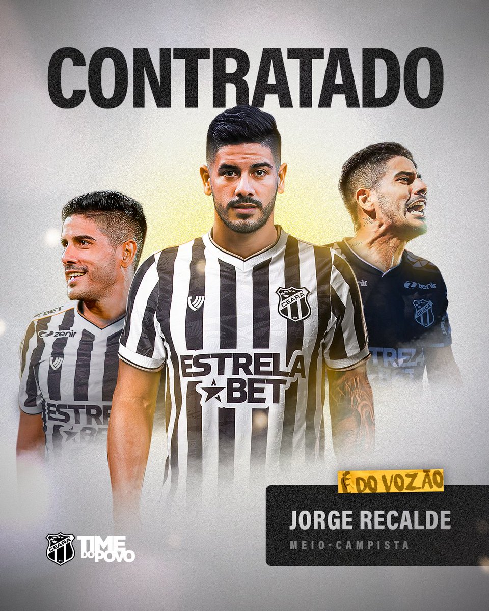 hugo_gonzalezs's tweet photo. Jorge "Pollo" Recalde 🇵🇾 es nuevo jugador del @CearaSC de Brasil 🇧🇷

#JorgeRecalde #PolloRecalde  #Ceara #Mercadodepases https://t.co/ZCPN7cRZBx
