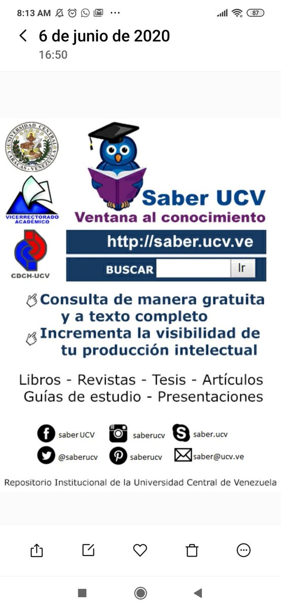 Repositorio Institucional Saber UCV tweet media