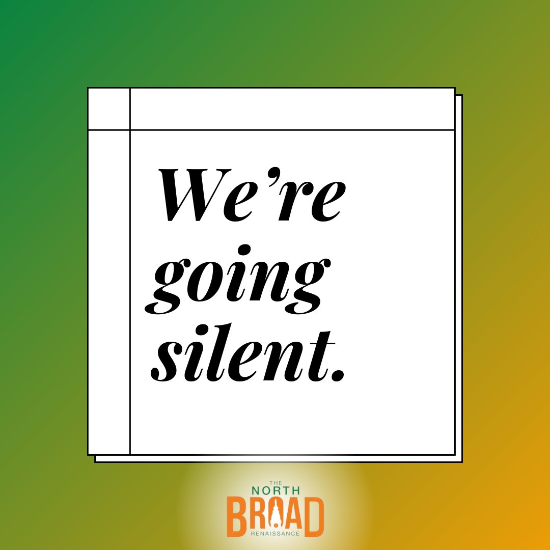 Going Silent Date: February 1, 2024 🤫 We've decided to take a break from X (Twitter)! Make sure to follow us on our other social platforms so you can stay in the loop with all things #NorthBroad