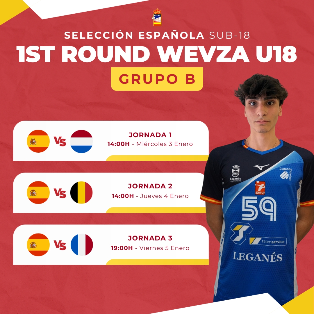VoleibolLeganes's tweet photo. 🔵⚪ #CANTERA | El Cadete César Irache disputa el Torneo WEVZA U18
🇪🇺🇪🇸 Los #MiniRedLynxes comienzan este miércoles la 1ª Fase Clasificatoria para el CAMPEONATO DE EUROPA SUB1️⃣8️⃣ en Frankfurt🇩🇪
💪 ¡¡A por todas!!
#VamosLega 💙🤍
#MejorCanteraESP 💪🇪🇸
@RFEVB @AytoLeganes https://t.co/oyRquqmW9d