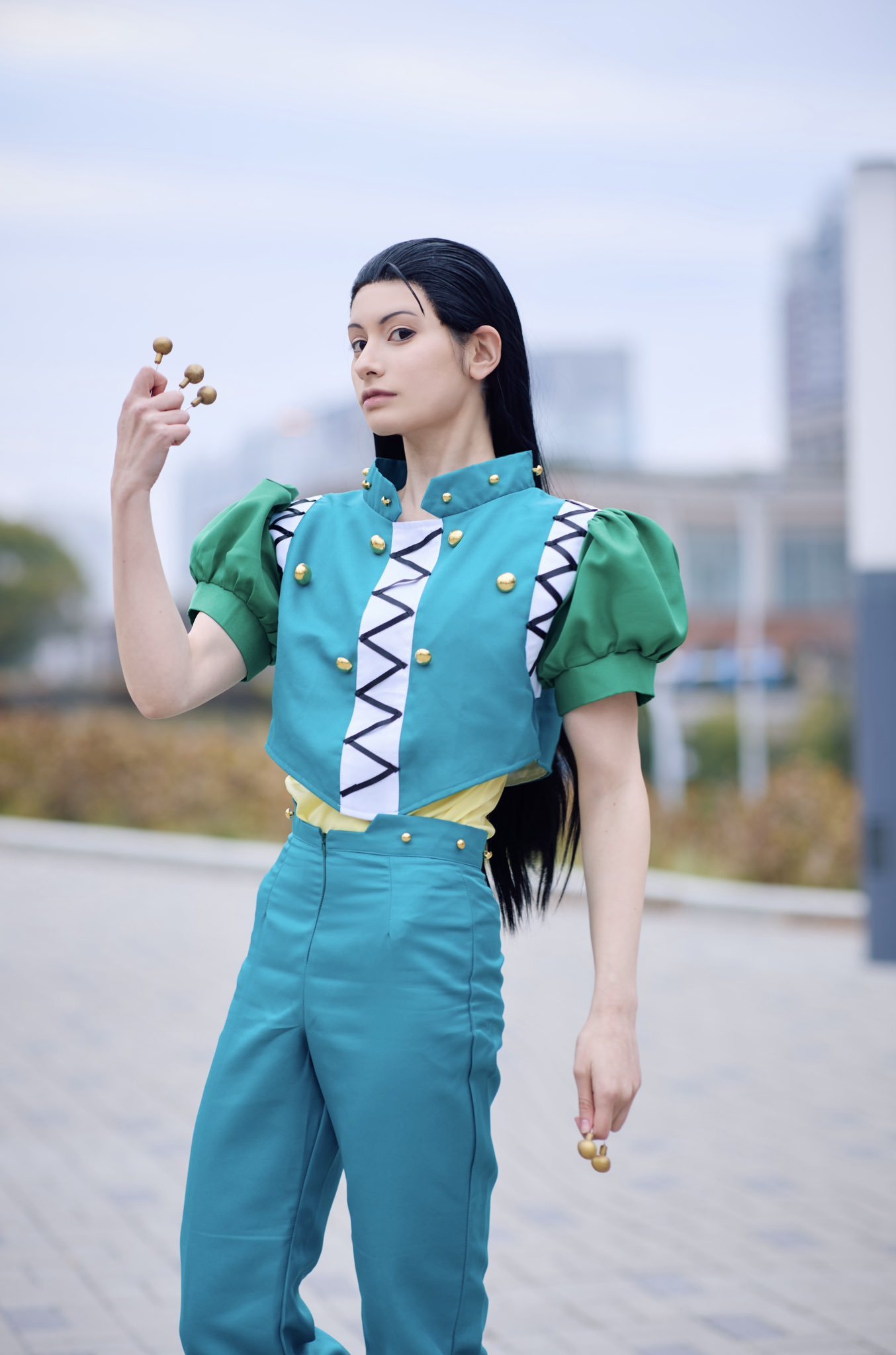 イルミ=ゾルディック コスプレ衣装 ハンターハンター イルミゾルディック コスプレ